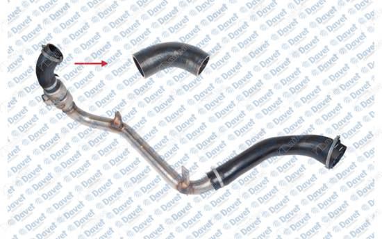 NIFEA 20051 Turbo Hortumu Metal Boru Haric Ok Ile Gosterilen Kucuk Hortum Galaxy Ii-Mondeo Iv-S-Max 2.2 Tdci 08>